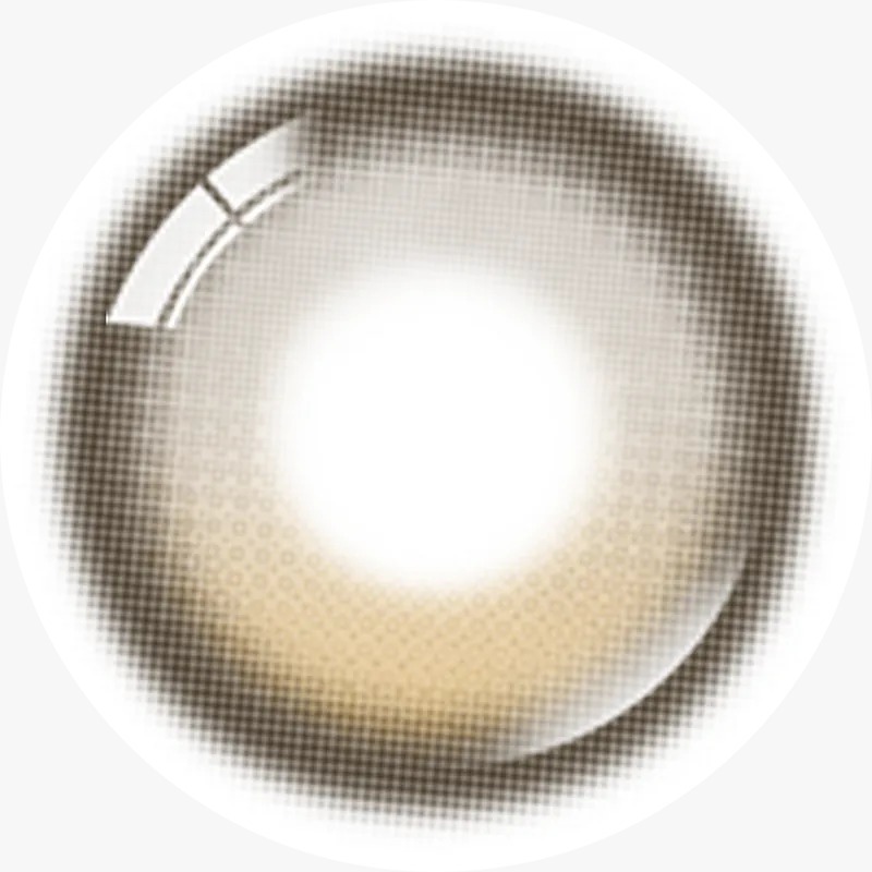 [13.6mm] Lenbling Large Pureble 1 Month Ash Brown｜月拋彩妝隱形眼鏡｜每盒2片