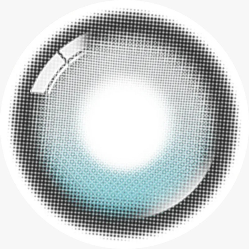 [13.8mm] Lenbling Big Pureble 1 Month Ocean Blue｜月拋彩妝隱形眼鏡｜每盒2片