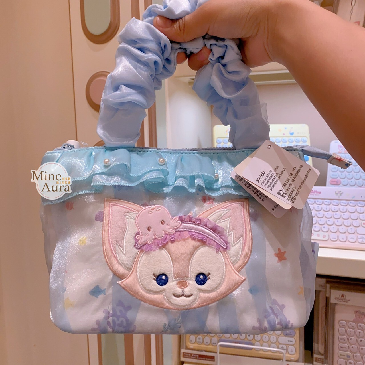 2025 夏日派對 達菲 Duffy 與好友們 玲娜貝兒 Lina bell 手提 餐袋 + 餐盒 便當盒 -上海迪士尼樂園