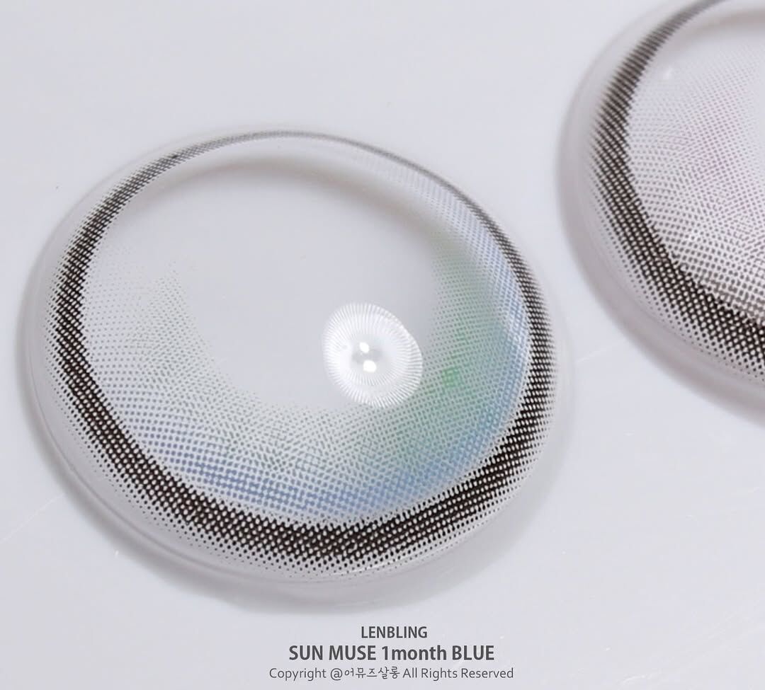 Lenbling SunMuse 1 Month Blue｜月拋彩妝隱形眼鏡｜每盒2片