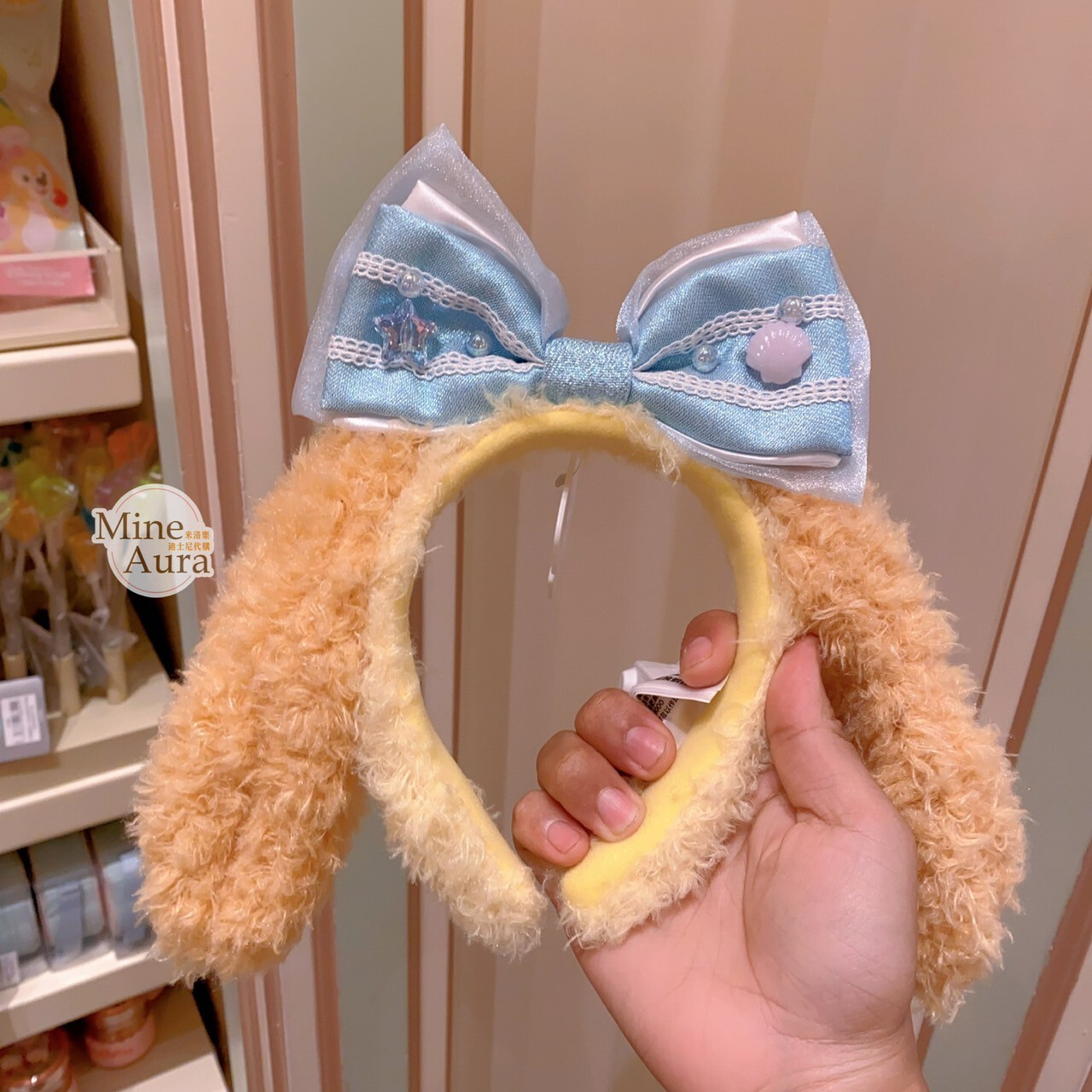 2025 夏日派對 達菲 Duffy 與好友們 可琦安 餅乾 CookieAnn 立體耳朵 造型 髮圈 髮箍 -上海迪士尼樂園