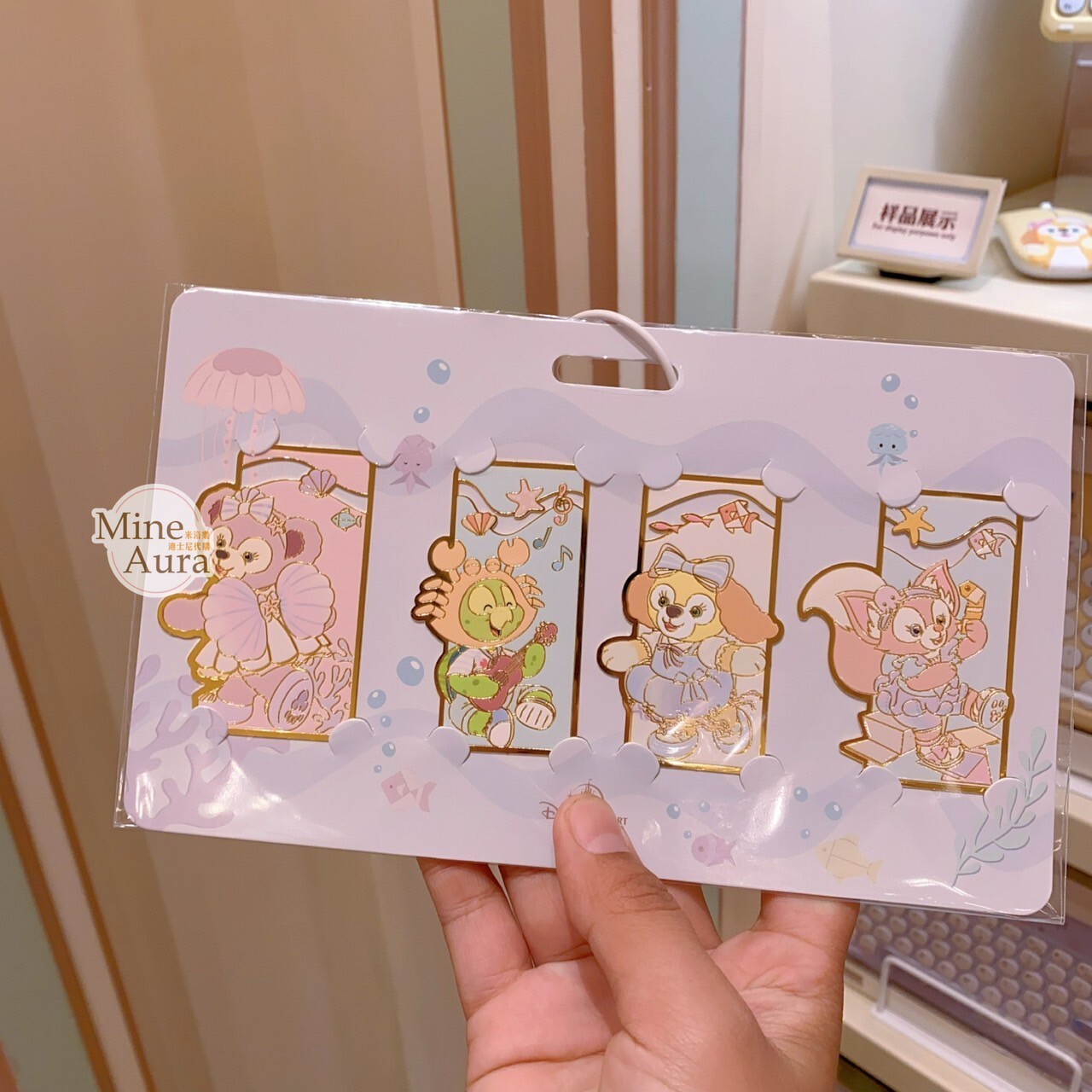 2025 夏日派對 達菲 Duffy 與好友們 造型 金屬書籤 文具用品 -上海迪士尼樂園