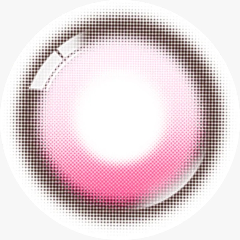 [13.4mm] Lenbling Pureble 1 Month Hot Pink｜月拋彩妝隱形眼鏡｜每盒2片