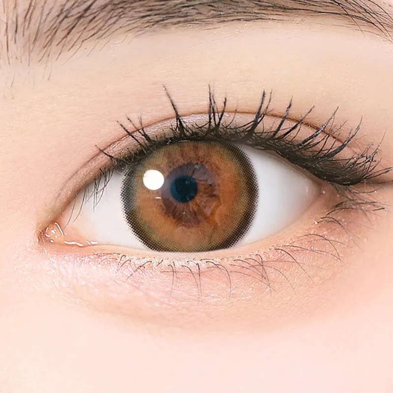 I-SHA Fleur 1 Day Olive Brown｜日拋彩妝隱形眼鏡｜每盒10片