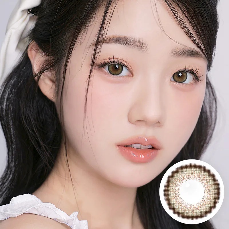 I-SHA Fleur 1 Day Olive Brown｜日拋彩妝隱形眼鏡｜每盒10片
