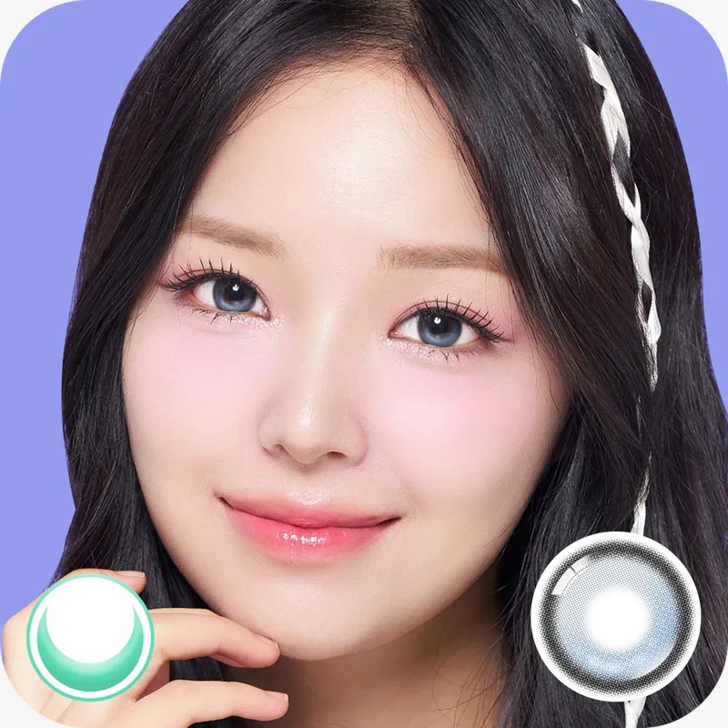 [The Boyz New同款]Lenbling Crystal Tear 1 Month Blue｜月拋彩妝隱形眼鏡｜每盒2片