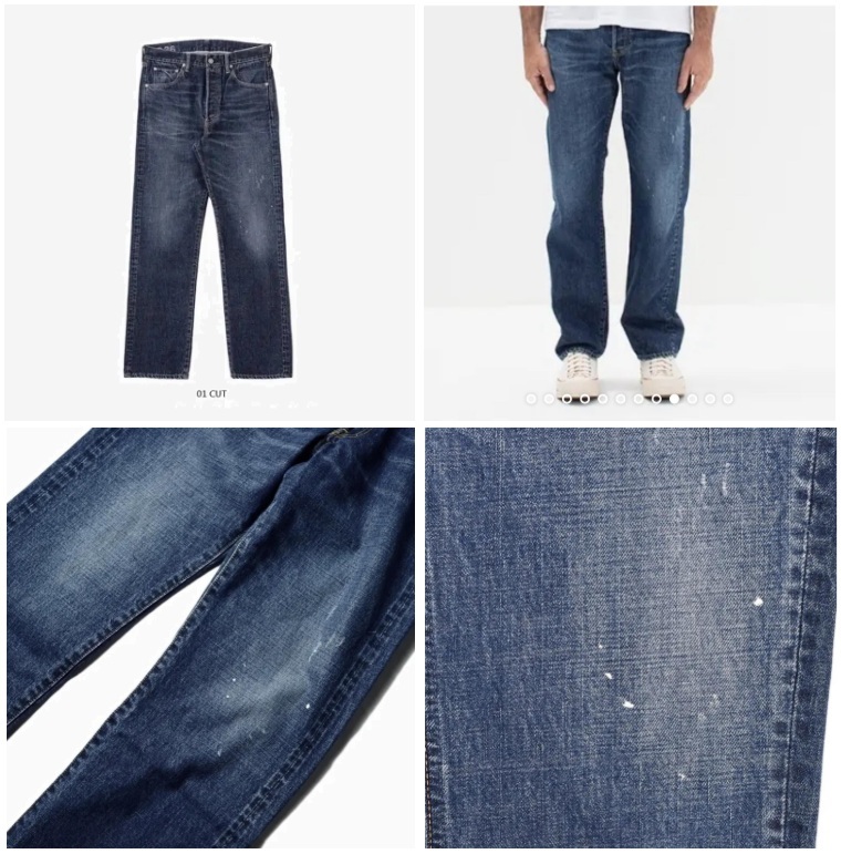 RE-STOCK: VISVIM SOCIAL SCULPTURE DAMAGED-36 JEANS (01 CUT) - SIZE 36 PRE ORDER ITEM (預訂中)