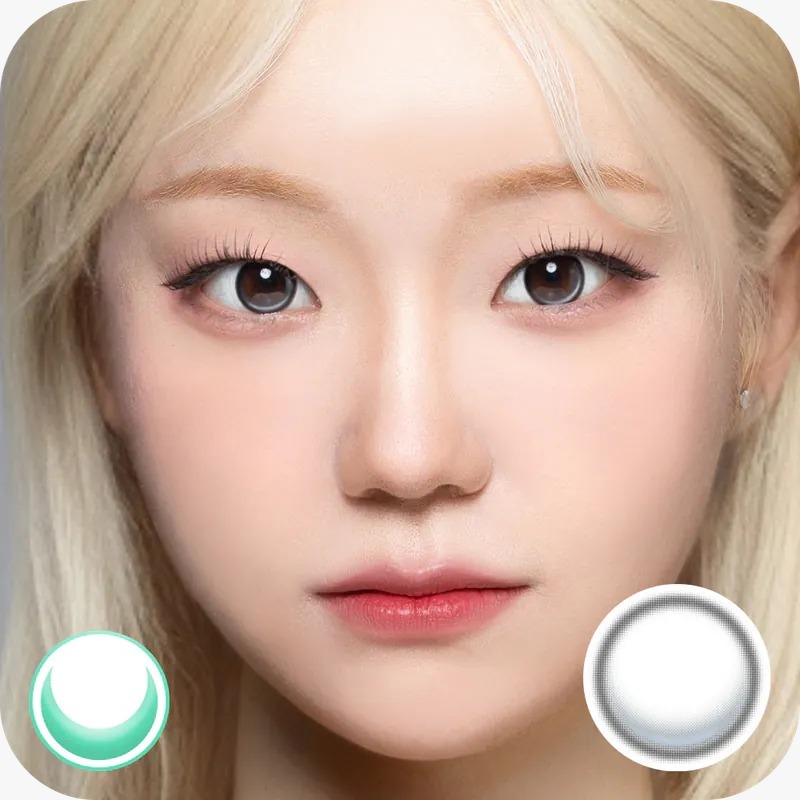 Lenbling Glomi 1 Month Sweet Gray｜月拋彩妝隱形眼鏡｜每盒2片