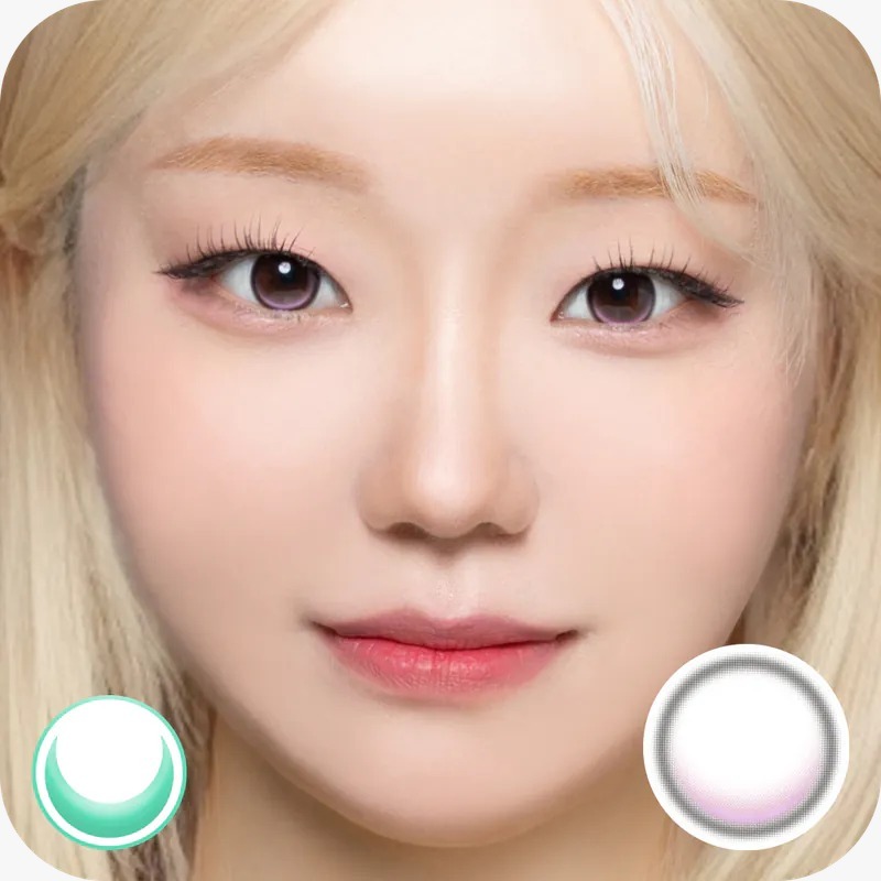 Lenbling Glomi 1 Month Sweet Pink｜月拋彩妝隱形眼鏡｜每盒2片