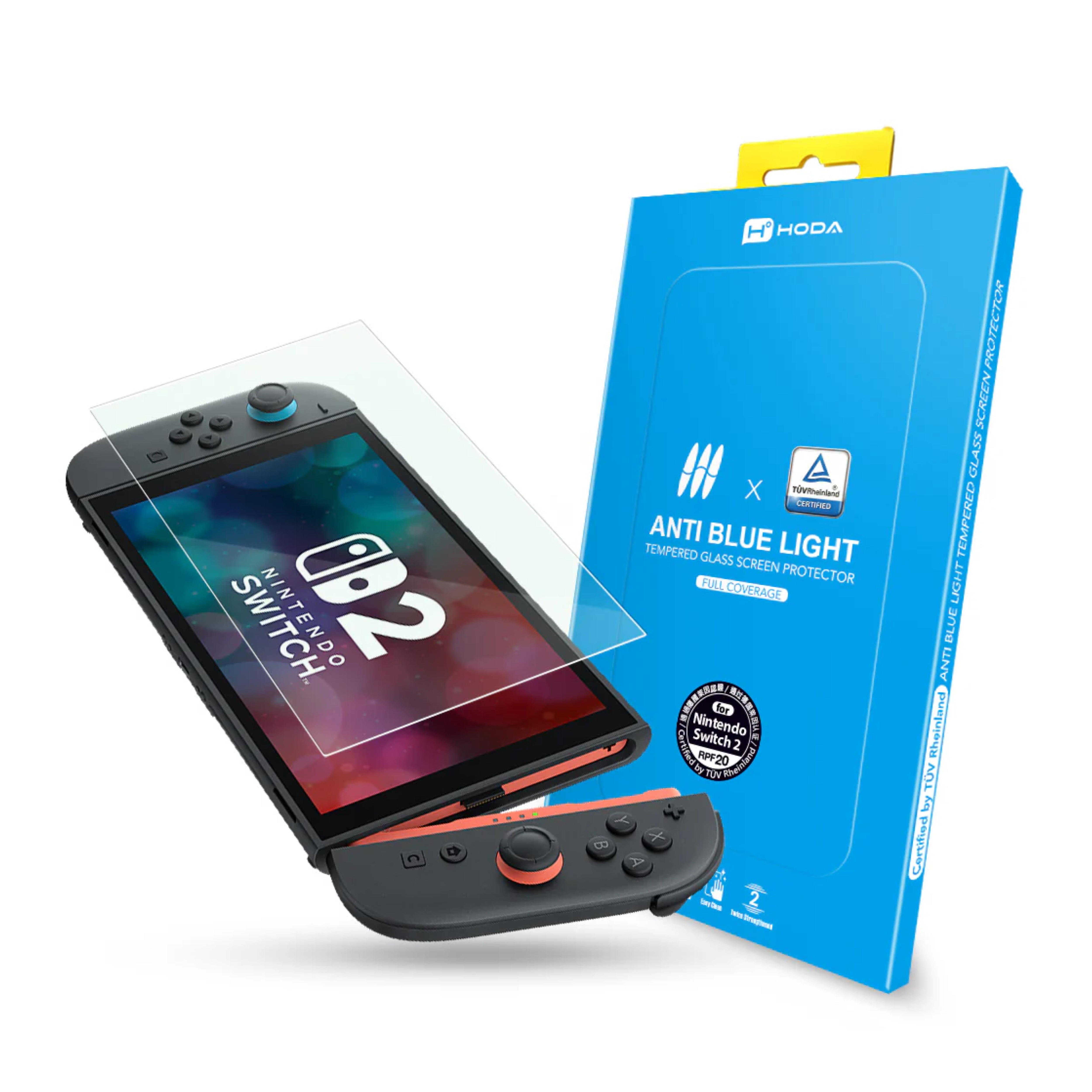 Hoda Nintendo Switch 2 强化玻璃保護貼