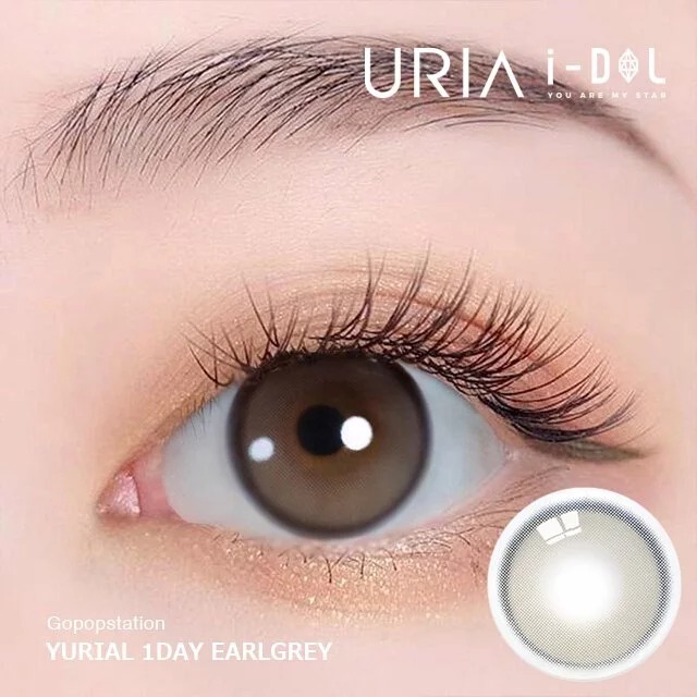 I-DOL Yurial 1 Day Earl Gray 水光玻璃珠｜日拋彩妝隱形眼鏡｜每盒10片