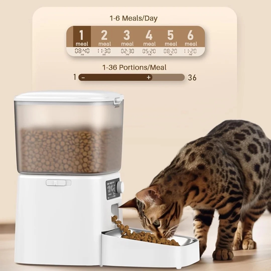 Oneisall 寵物自動餵食器 (單碗版)