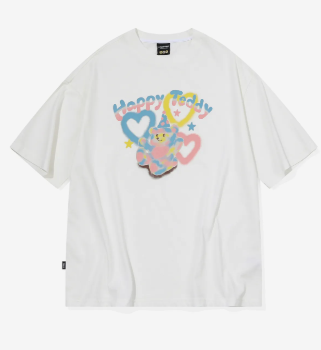 CPGN STUDIO / BlushTeddy Short T-shirt / white / JUL25