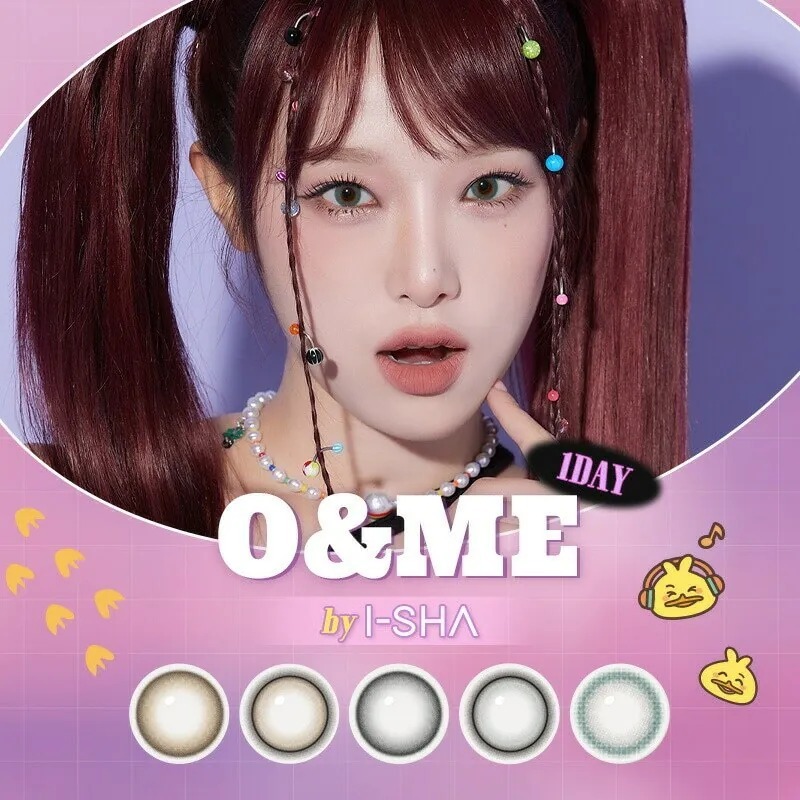 I-SHA O&ME 1 Day Ori Cool Gray｜日拋彩妝隱形眼鏡｜每盒10片