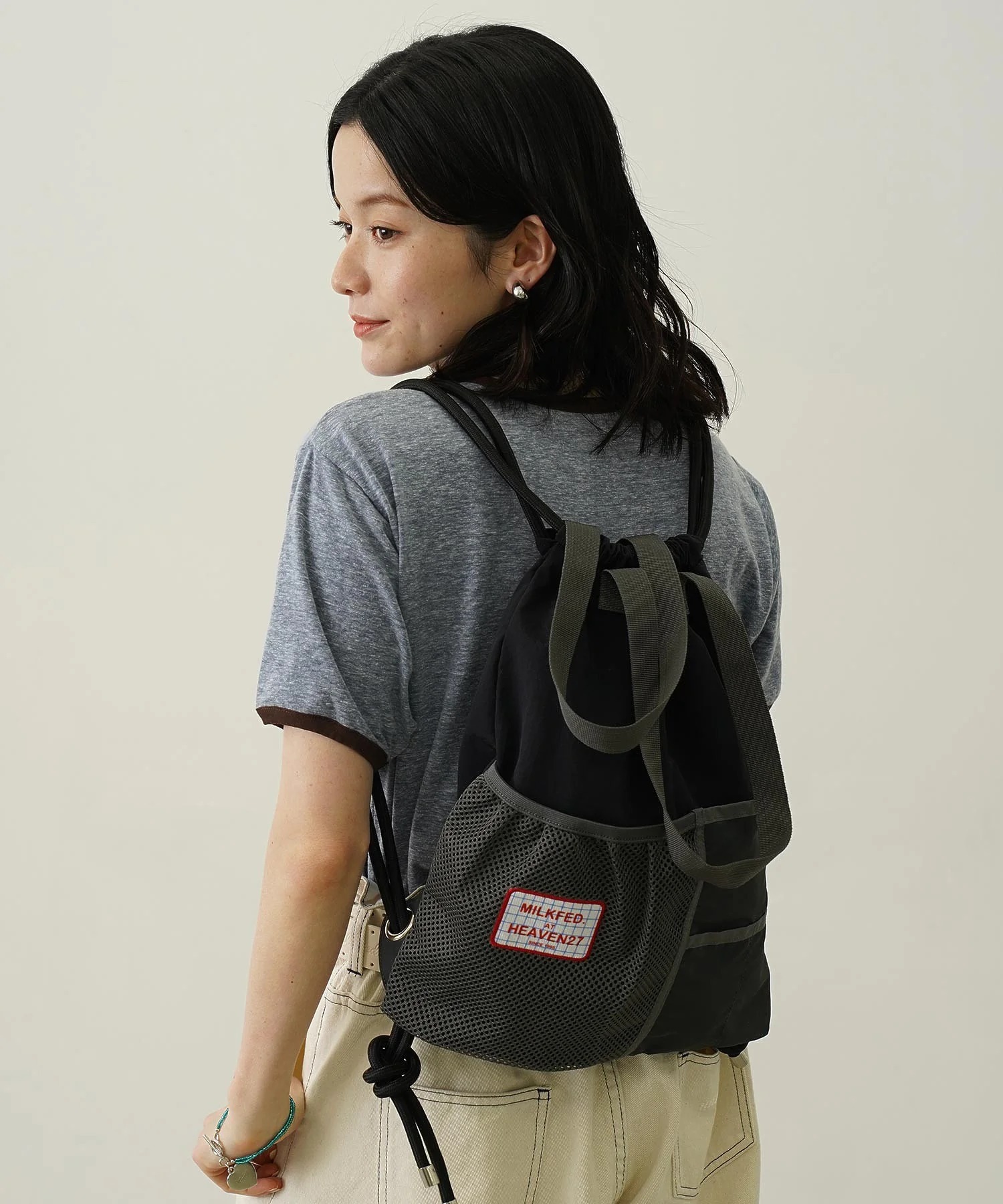 MILKFED. MULTI COLOR KNAPSACK