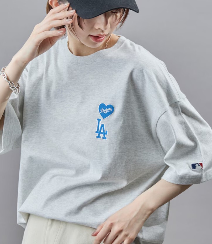 【現貨】MLB 落肩 寬鬆 短袖 NY LA SD