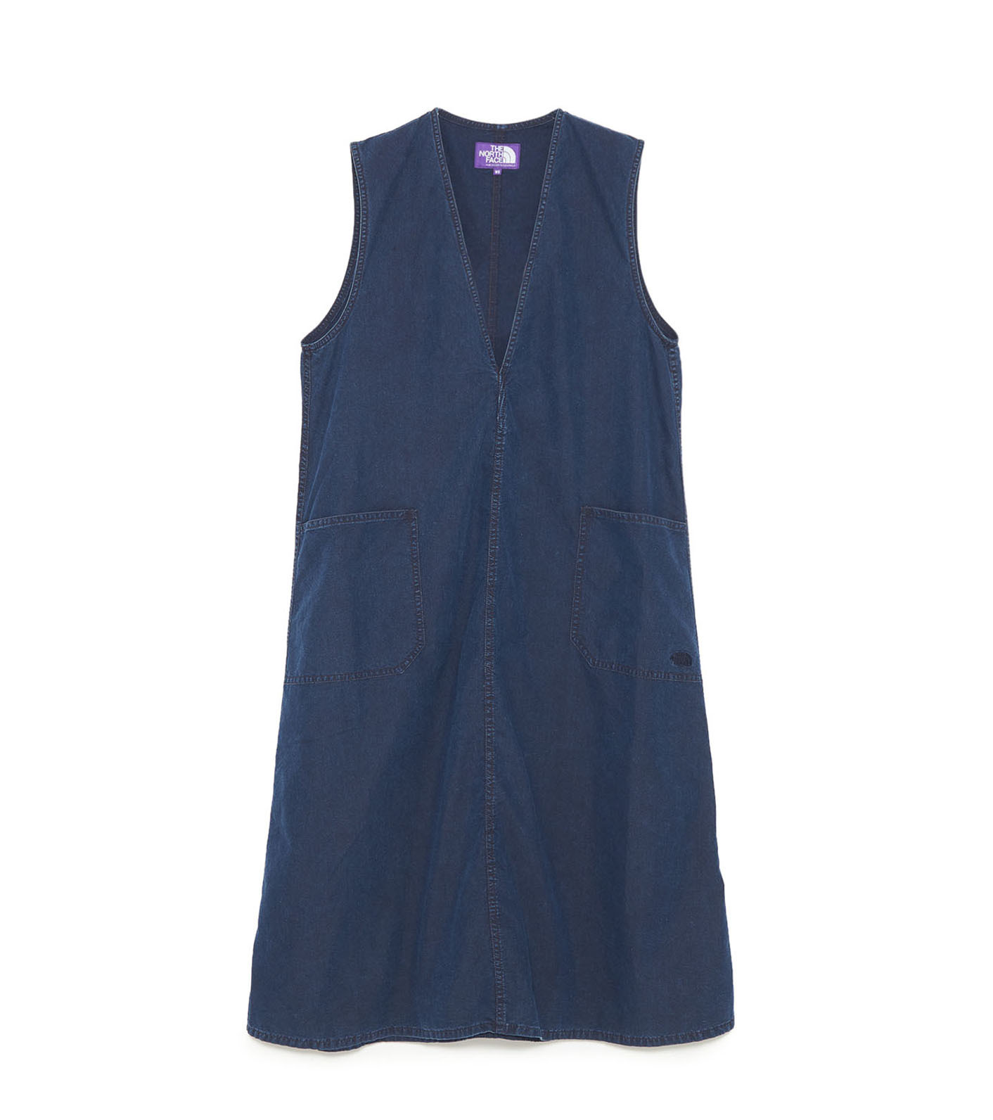 『代購商品』2025AW THE NORTH FACE Purple Label 紫標 Cotton Nylon Weather Field Jumper Dress 丹寧 長版 背心 N25FF003