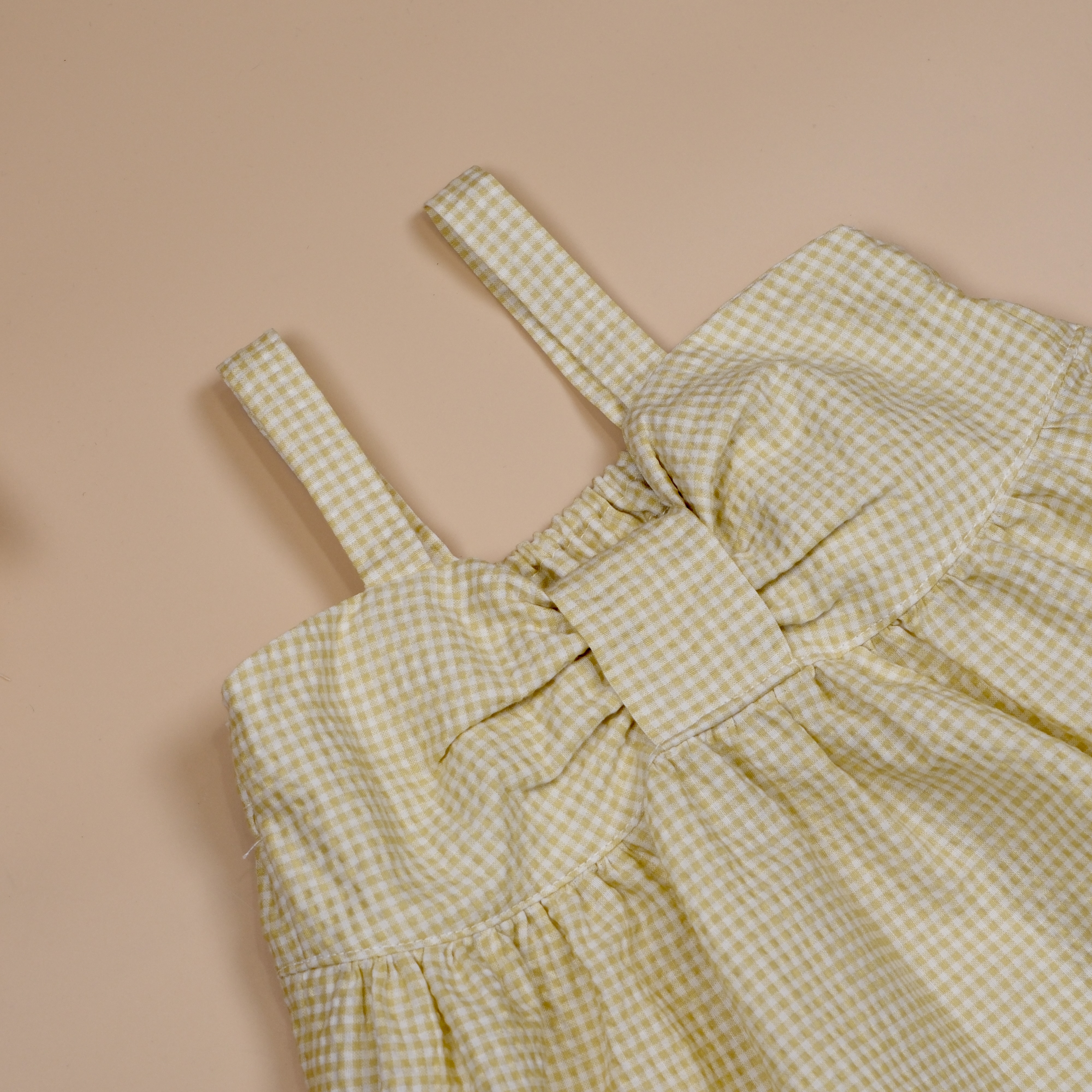 夏日泡泡糖 ෆ 檸光泡泡 ෆ 細肩吊帶洋裝