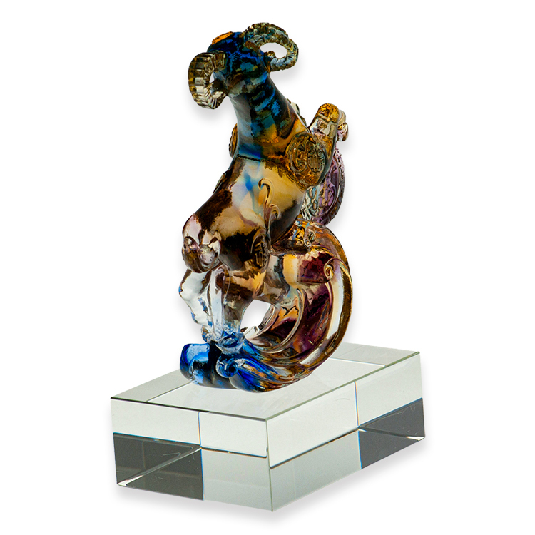 鹿港窯居家開運 琉璃珍藏 小福羊 擺飾|傳承文化的璀璨藝術與吉祥祝福