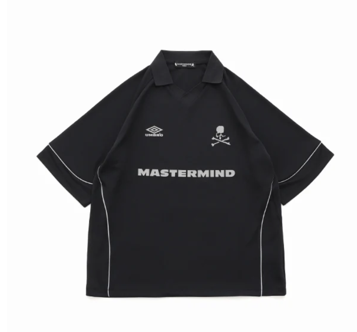 2025SS UMBRO X MASTERMIND WORLD JAPAN MMJ SS GAME SHIRT
