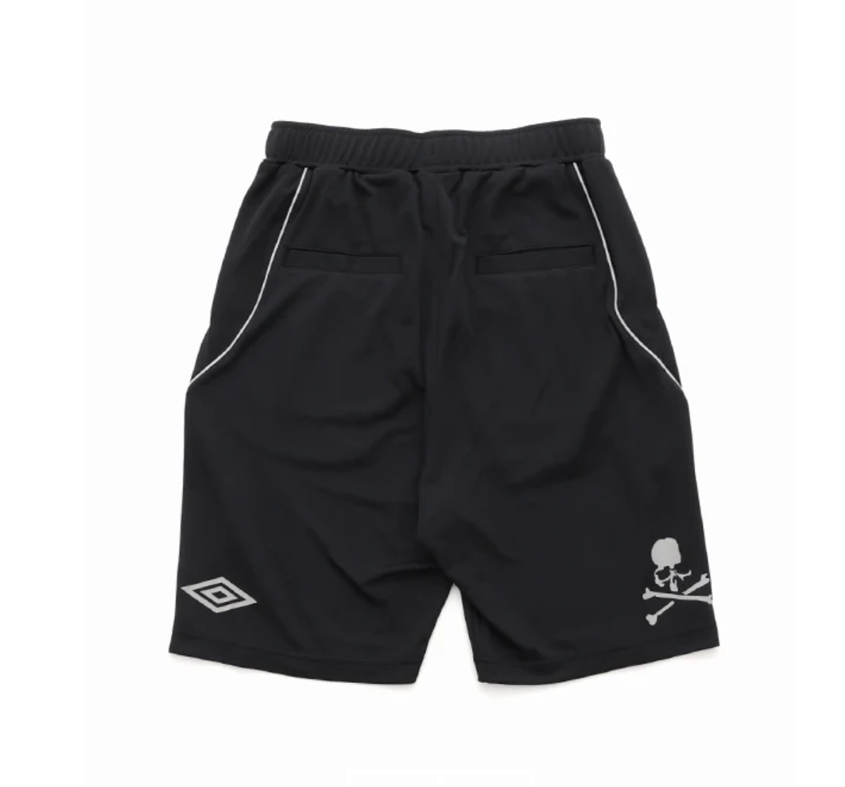 2025SS UMBRO X MASTERMIND WORLD JAPAN MMJ SS GAME SHORTS 聯名 骷髏 短褲 球褲 現貨 MW25C14-PA107