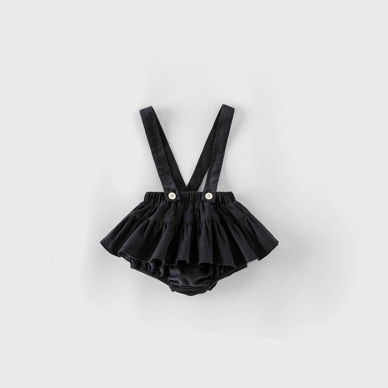 大翻領碎花上衣/包屁吊帶裙