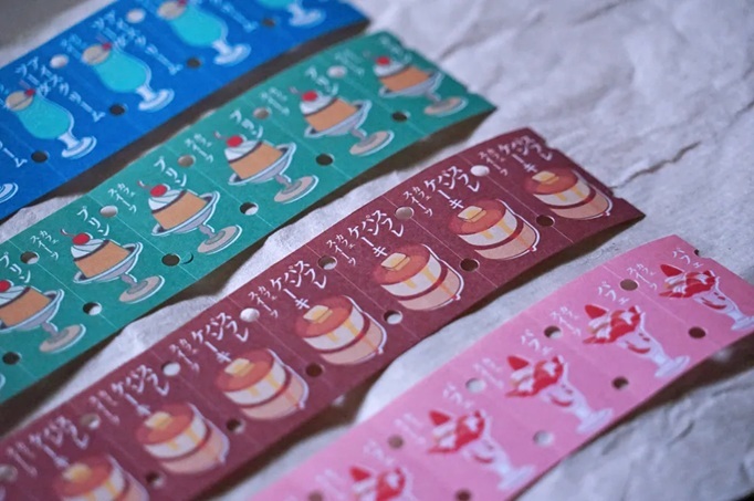 Lihaopaper．喫茶店系列標籤機貼紙捲 共四款 <整捲/分裝>