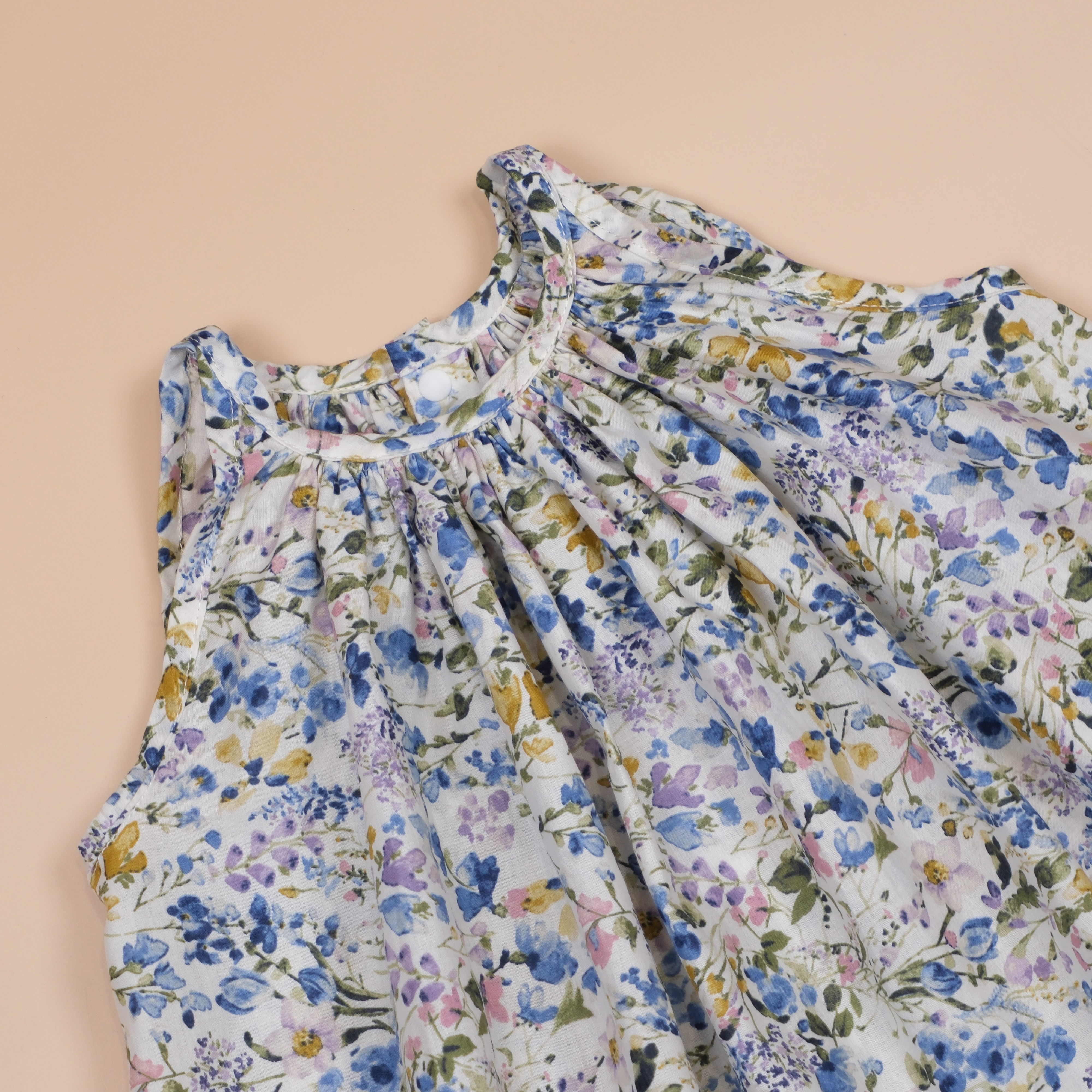 小野花的午後 ❀ 野花水彩 ❀ 削肩上衣