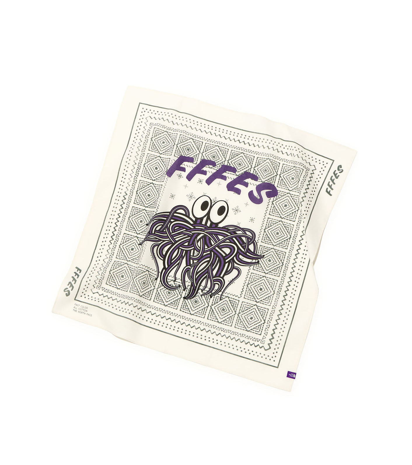 『代購商品』2025AW THE NORTH FACE Purple Label 紫標 FFFES Graphic Bandana 方巾 N25FQ019