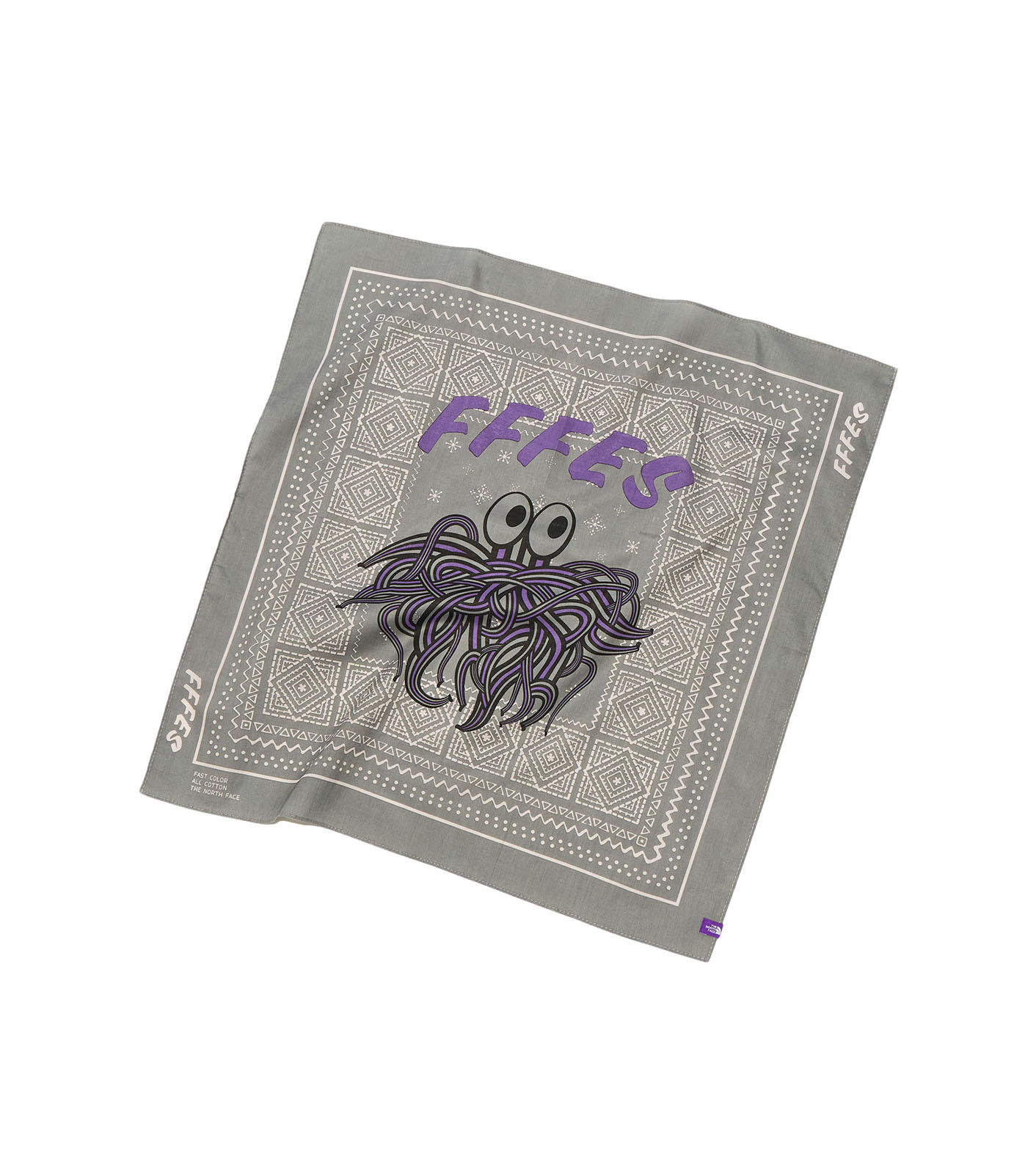 『代購商品』2025AW THE NORTH FACE Purple Label 紫標 FFFES Graphic Bandana 方巾 N25FQ019