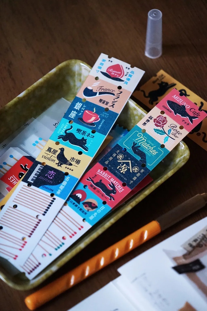 Lihaopaper．火柴盒 標籤機貼紙捲 共兩款 <整捲/綜合分裝>