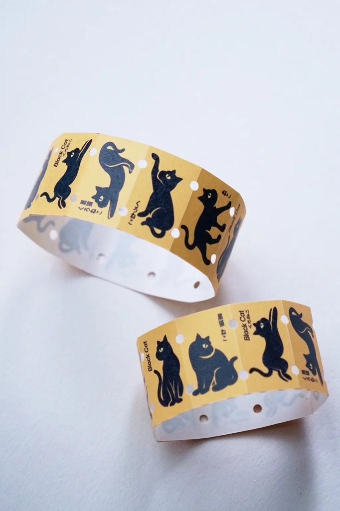Lihaopaper．黑貓 標籤機貼紙捲 <整捲/分裝>
