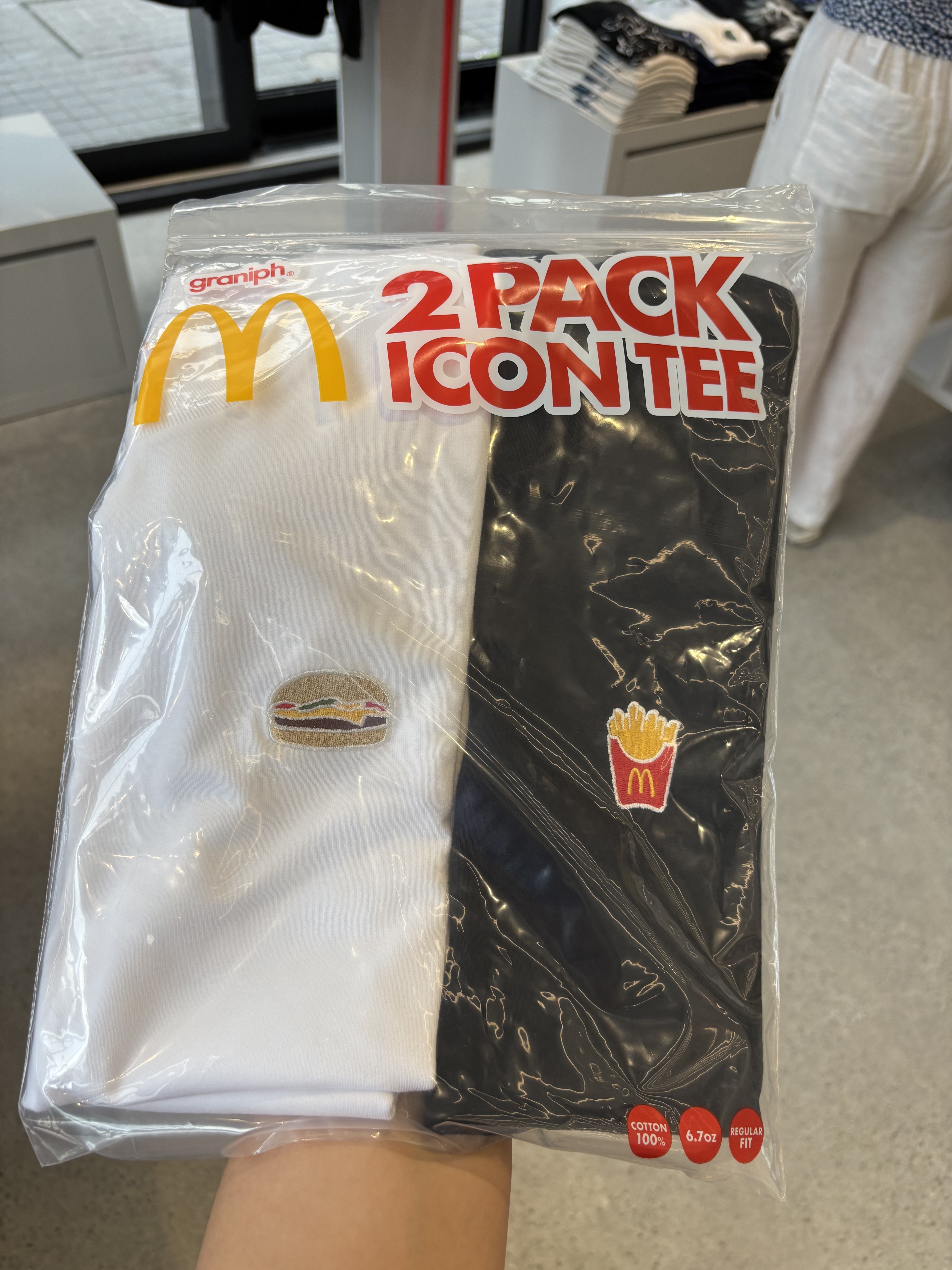 DTSG - McDonald's Cheeseburger & French Fries Tee Set