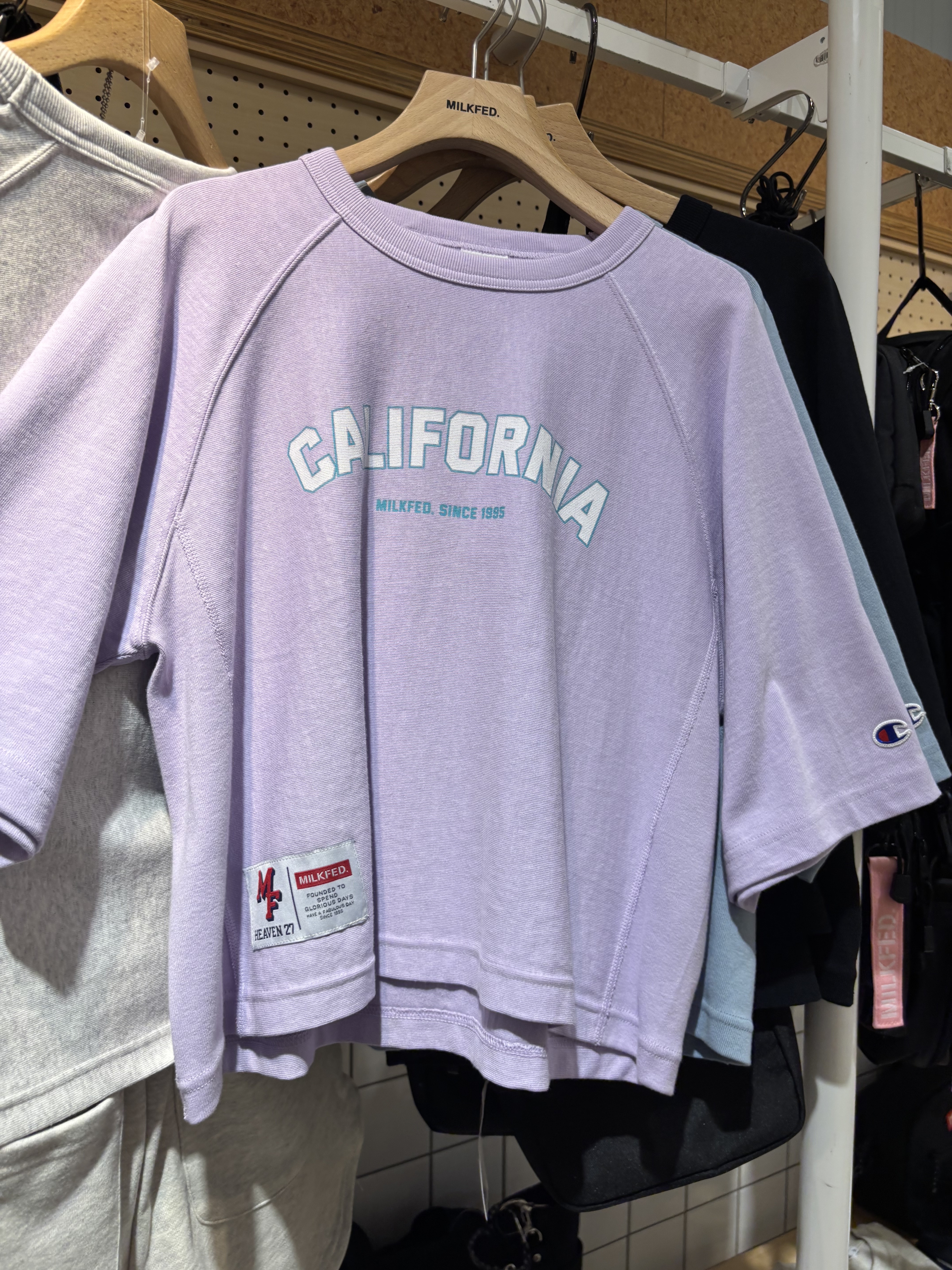 MILKFED.×CHAMPION CALIFORNIA S/S TEE