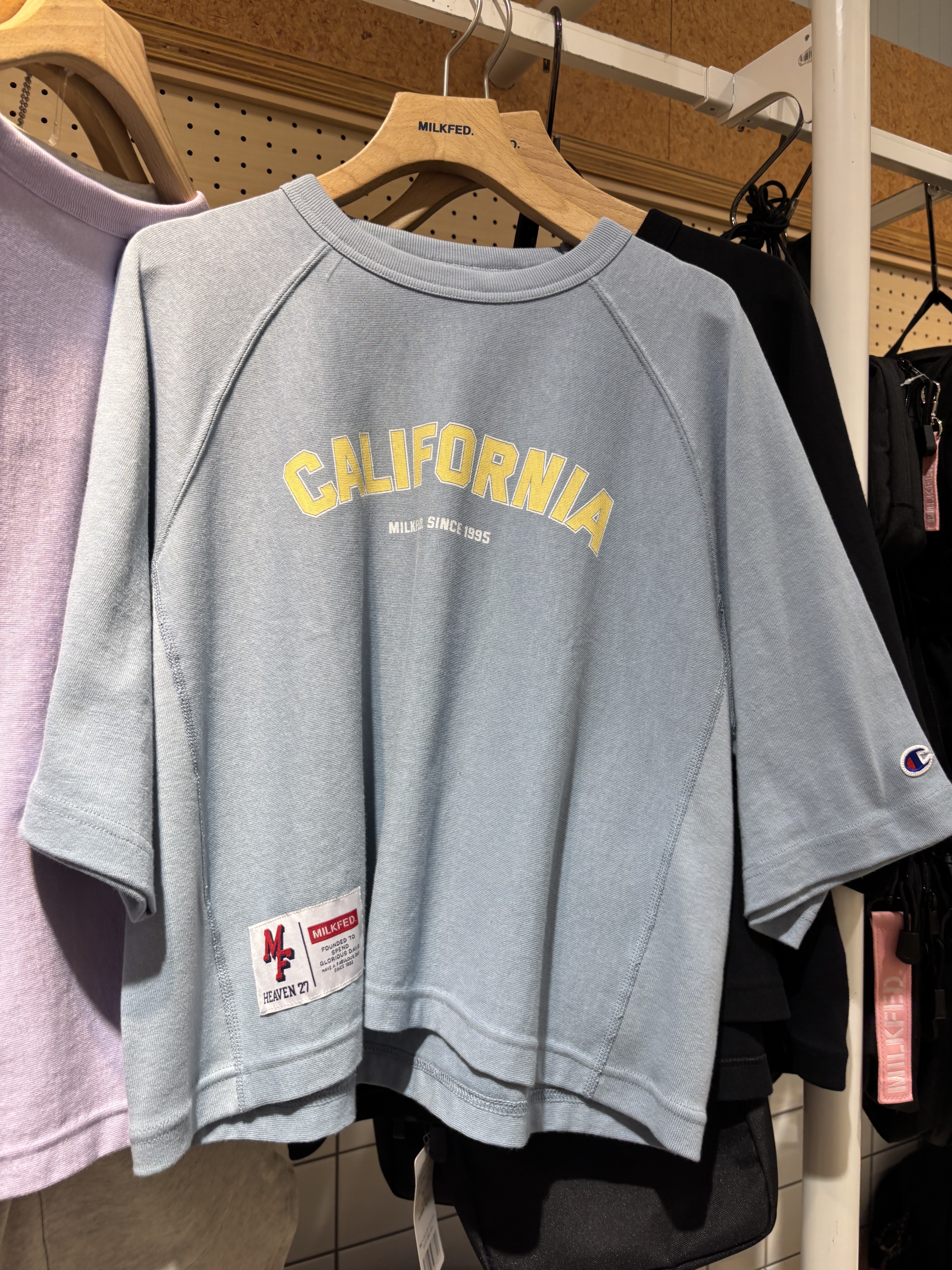 MILKFED.×CHAMPION CALIFORNIA S/S TEE