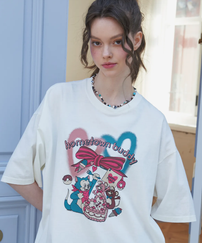 CPGN STUDIO / HometownBuddy Short T-shirt / white / JUL25