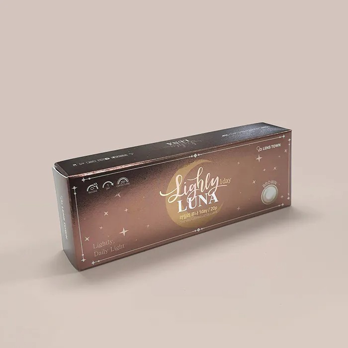 Lenstown Lighly Luna 1 Day Brown｜日拋彩妝隱形眼鏡｜每盒20片