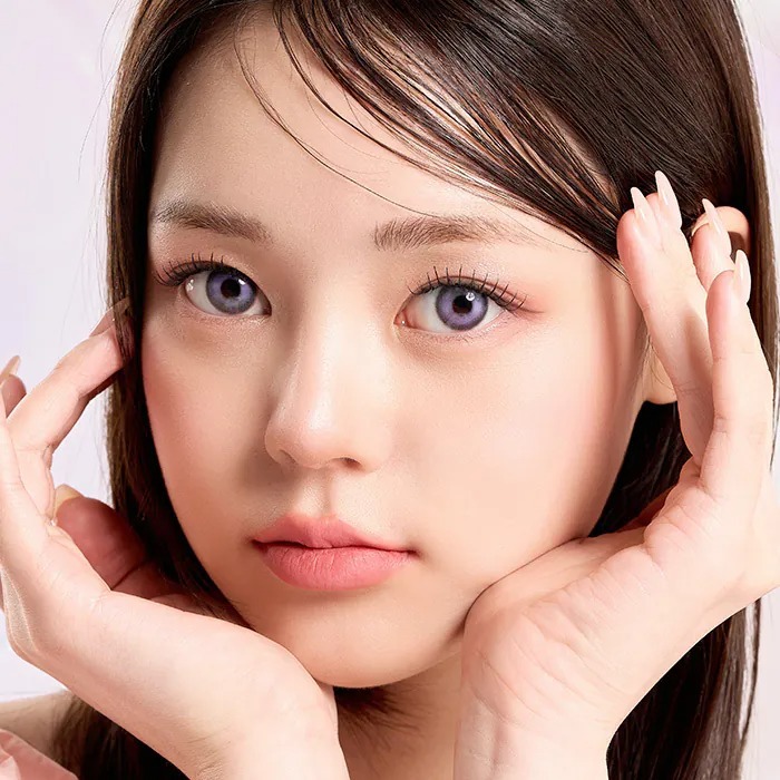 Lenstown Romantea Bubbly 1 Month Candy Purple｜月拋彩妝隱形眼鏡｜每盒2片