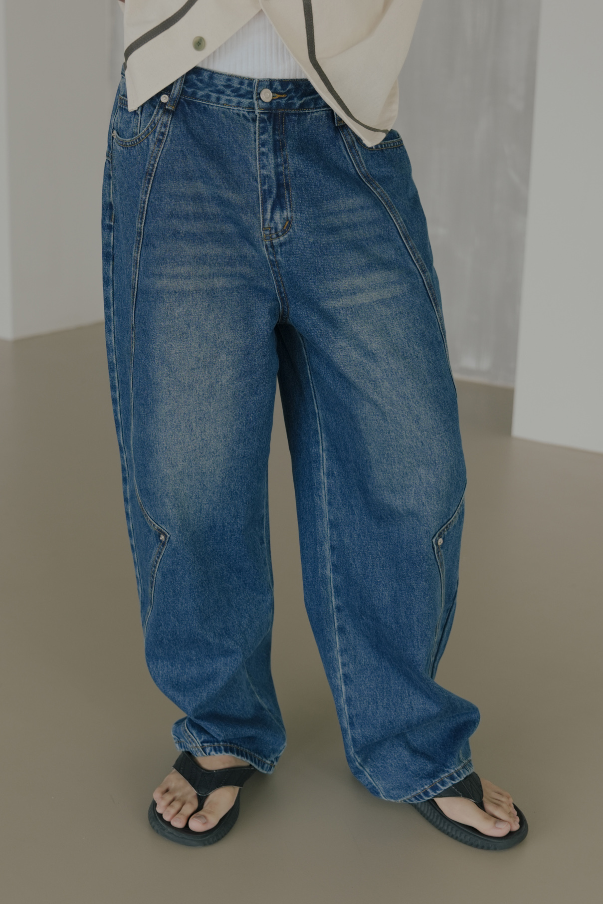 Western Denim Pants #長褲
