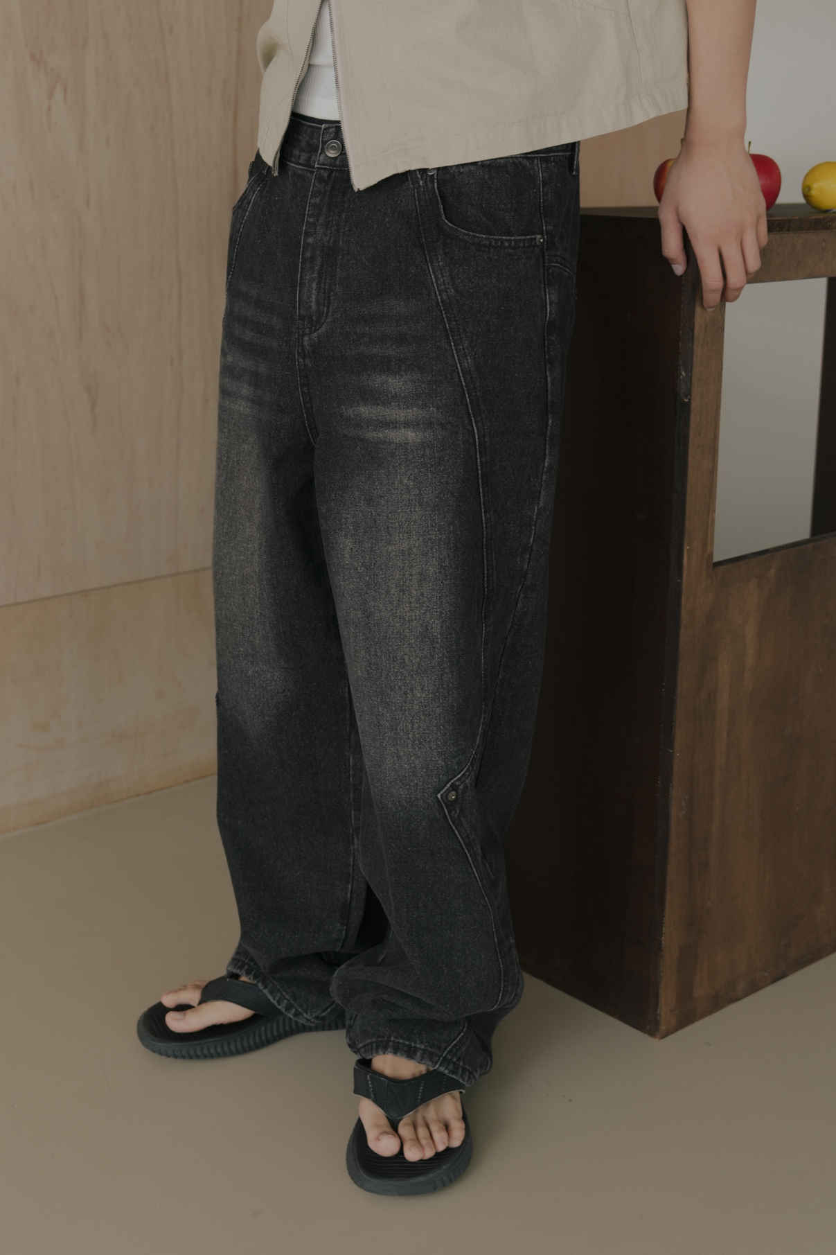 Western Denim Pants #長褲