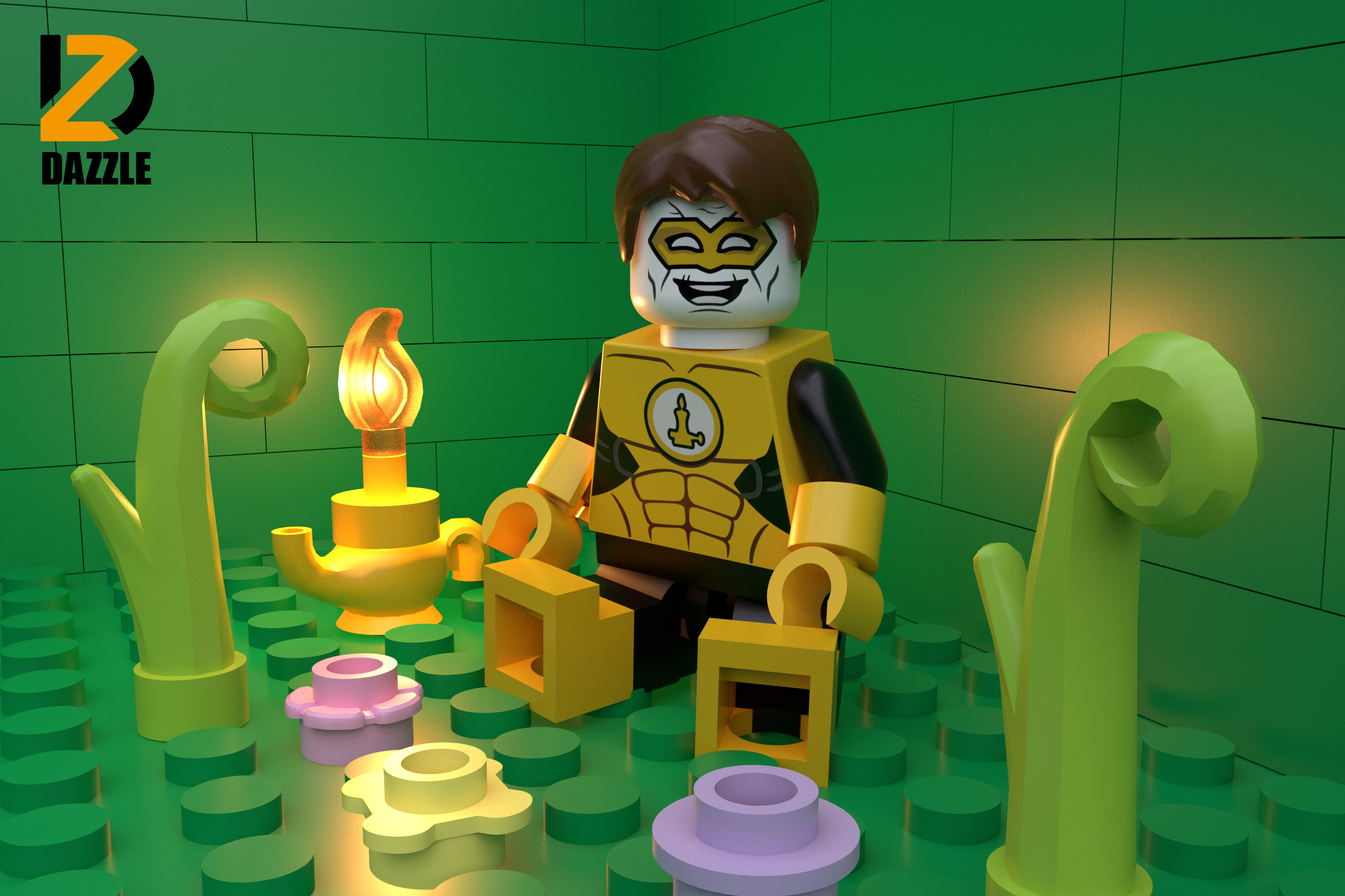 【Dazzle Brick】黃燈籠大廳