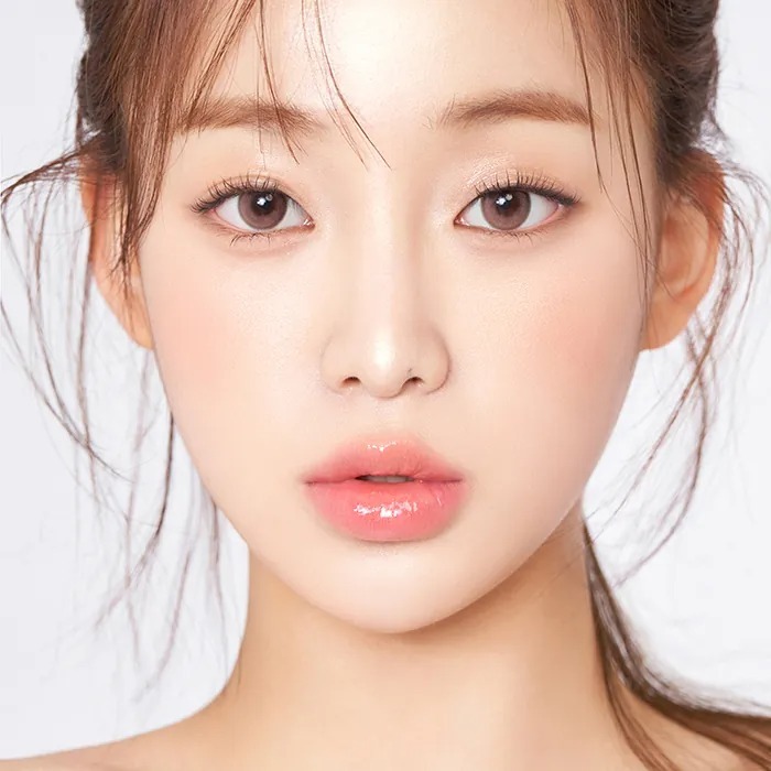 Lenstown Odd I's M Plain Odd 1 Month Apricot｜月拋彩妝隱形眼鏡｜每盒1片