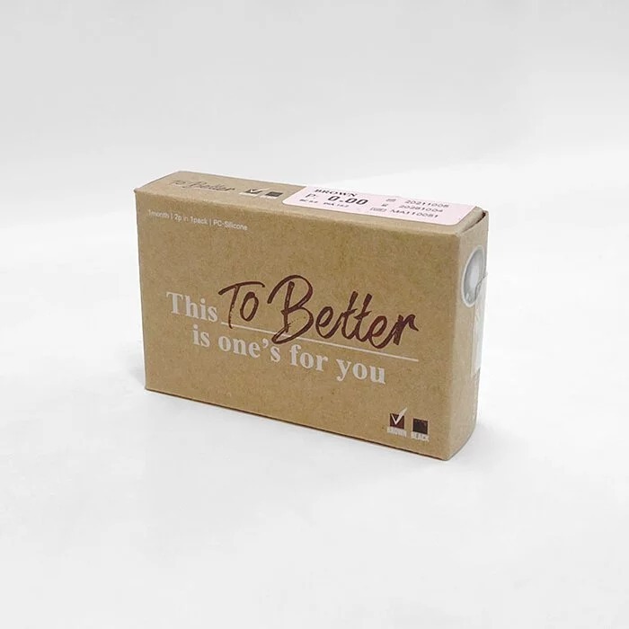 Lenstown ToBetter 1 Month Brown｜月拋彩妝隱形眼鏡｜每盒2片