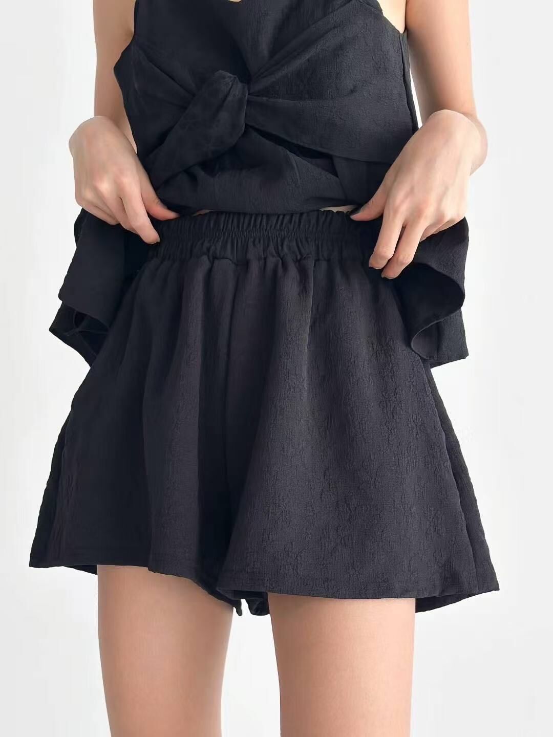 #ST005 暗花寬鬆短褲