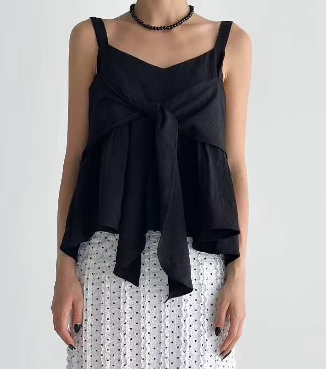 #V017 蝴蝶結A-line背心