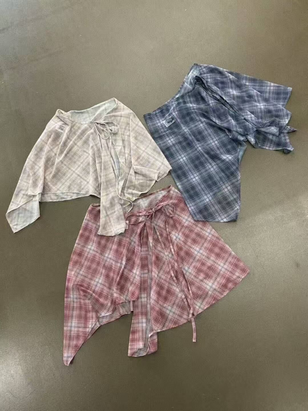 #BA006 復古格仔屁簾