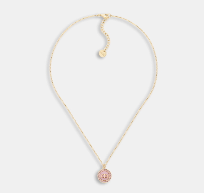 Dior PETIT CD BAROQUE Necklace Pink