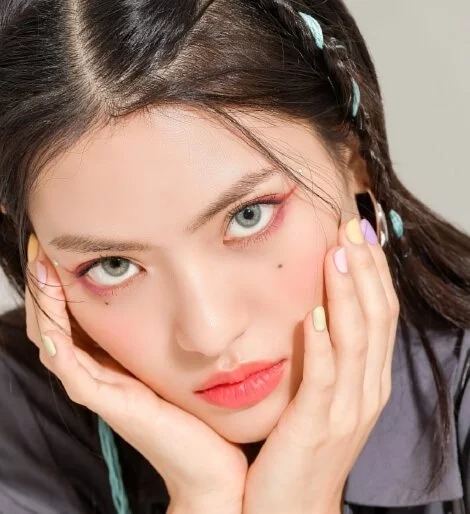 Lenstown Romantea Gangnam 1 Month Gray｜月拋彩妝隱形眼鏡｜每盒2片