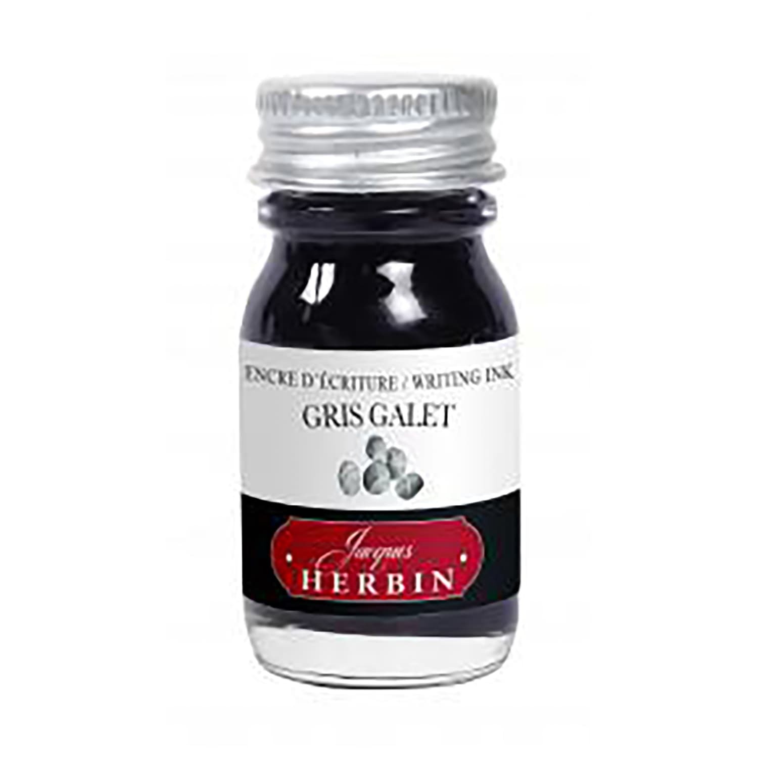 礦石灰 Gris Galet 2025新色 鋼筆沾水筆墨水｜法國 J.Herbin 珍珠彩墨