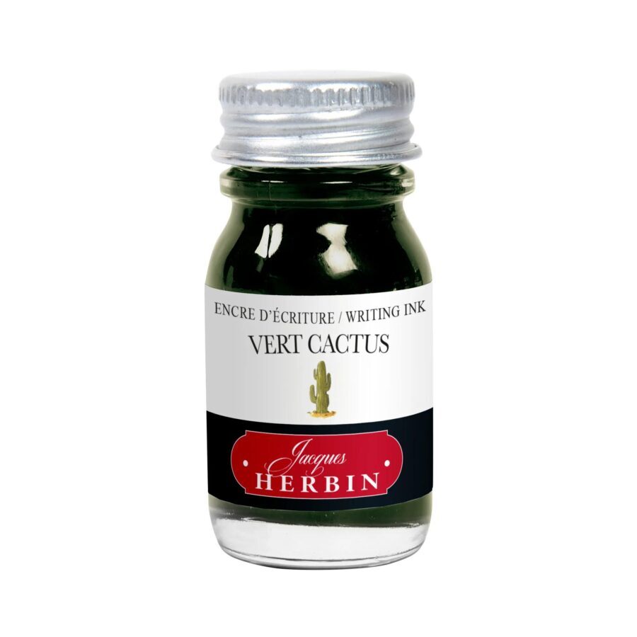 仙人掌綠 Vert Cactus  2025新色 鋼筆沾水筆墨水｜法國 J.Herbin 珍珠彩墨